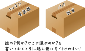 段ボールの数はできるだけ減らすべし!